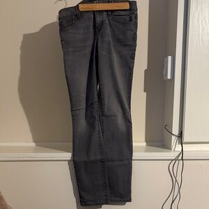 Level 99 Women's Dark Gray Straight Leg Jeans